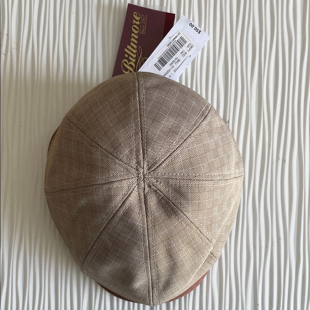 Biltmore Beige Plaid Men's Cap